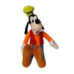 Disney Junior 17" GOOFY Plush‎ Stuffed Animal Toy Just Play Mickey & Road Racer
